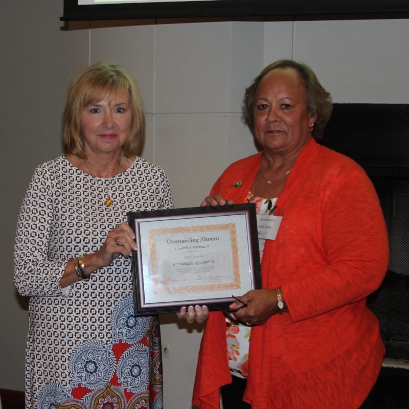 Dr. Sherry Bell and Cathy Stubbs photo 2018 Recognition Ceremony