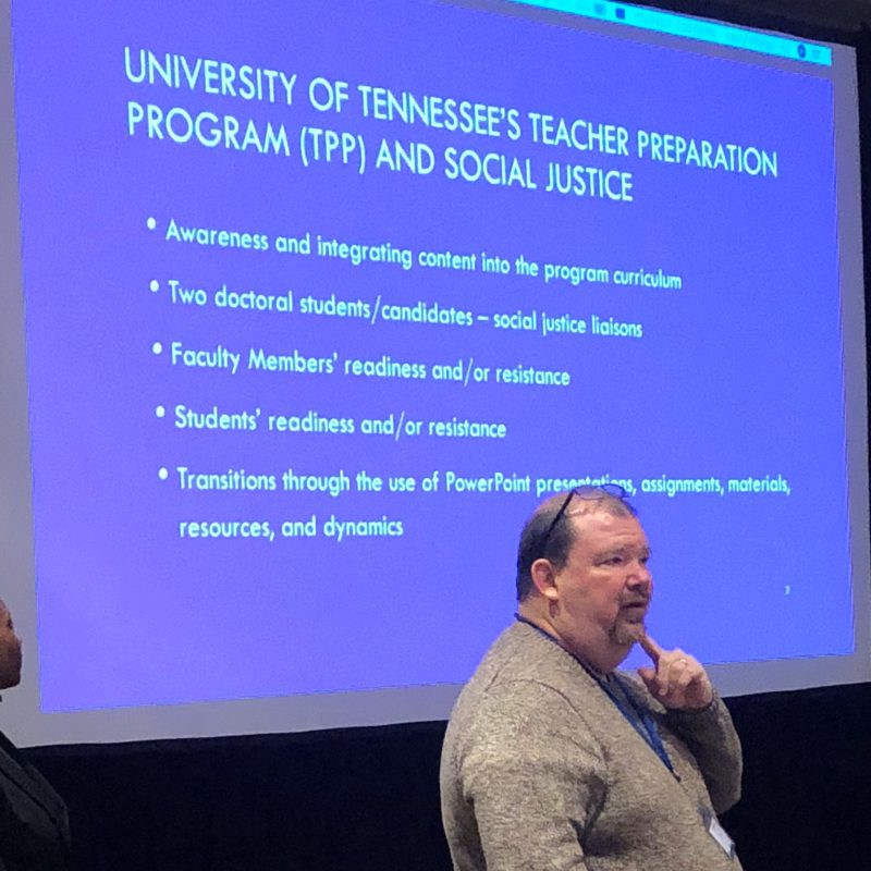Dr. David Smith and EDDE program slide