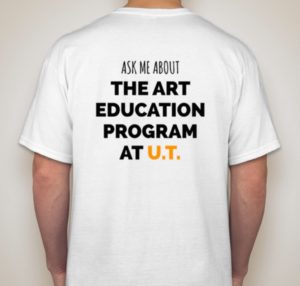 Ask me about art education t-shirt