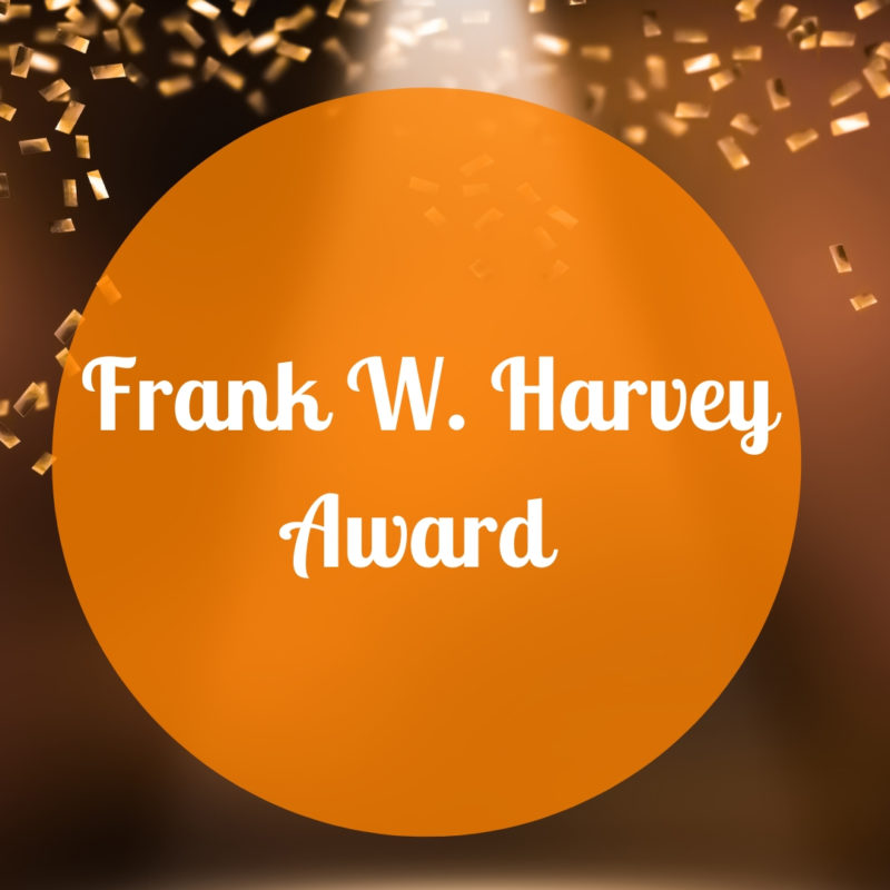 Frank W Harvey Award graphic