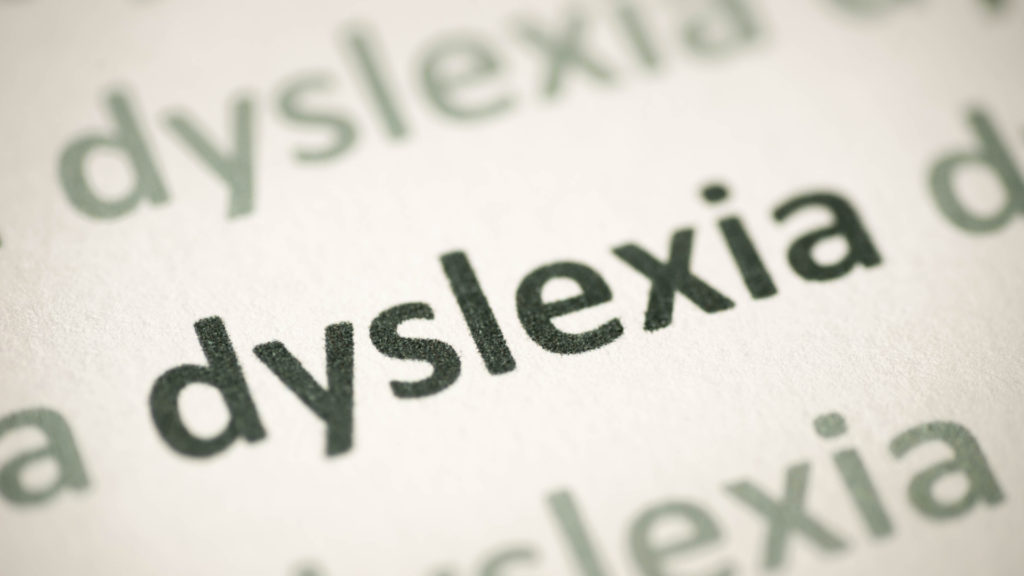 Dyslexia word