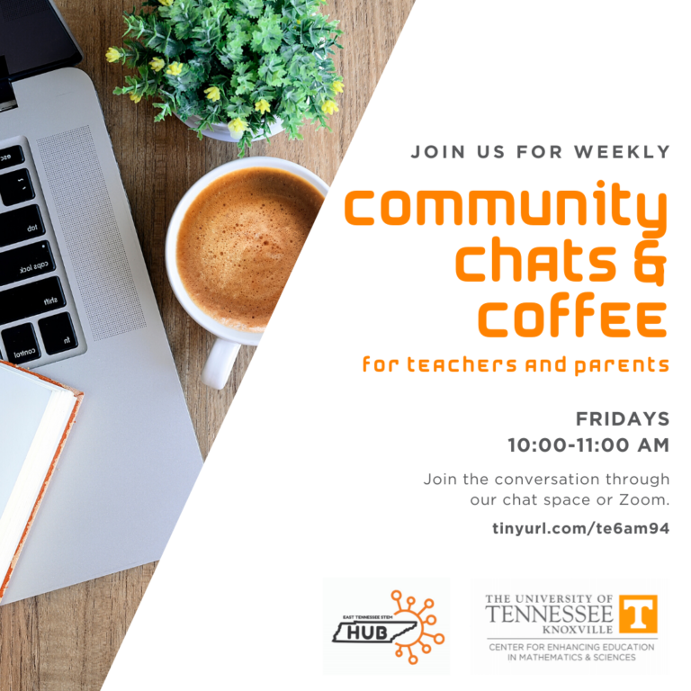 Community Chats & Coffee graphic