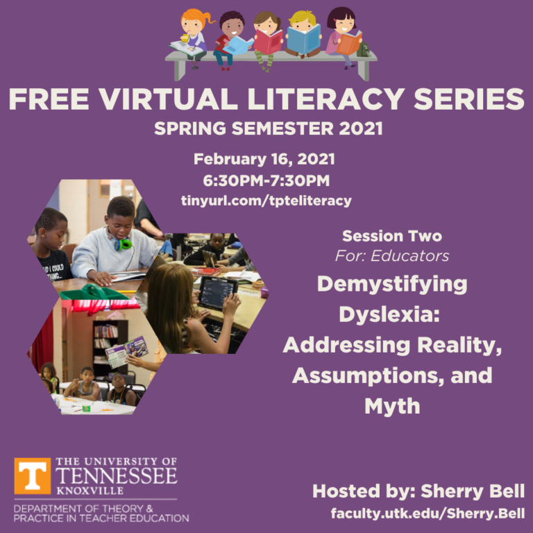 February Session Two virtual literacy series info panel