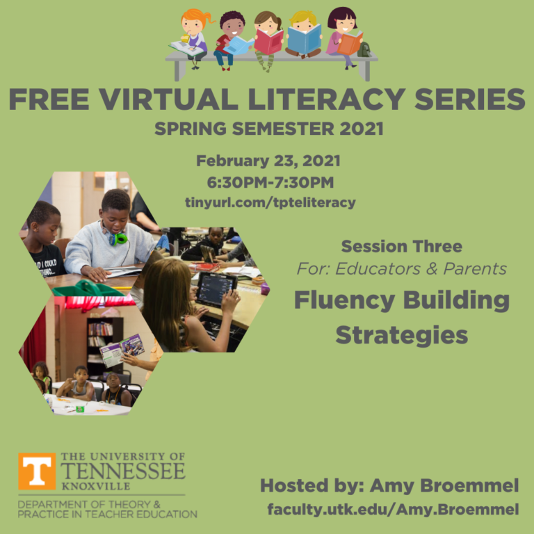 February Session Three virtual literacy series info panel