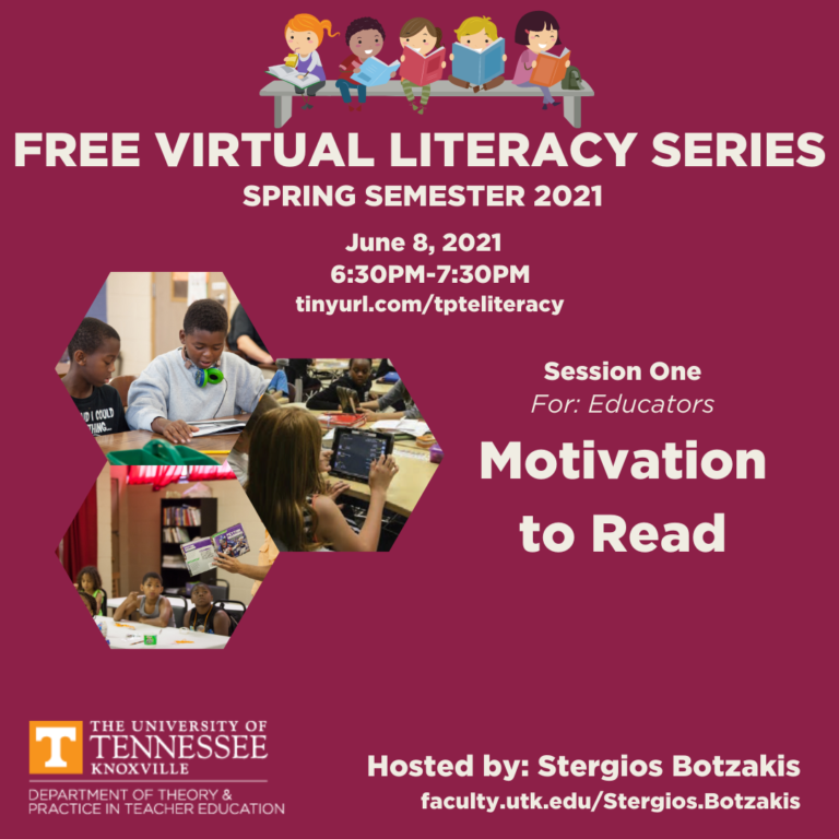 June 8, 2021 literacy series motivation to read