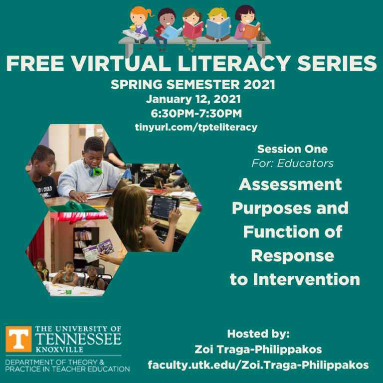Free Virtual Literacy Series Session One information