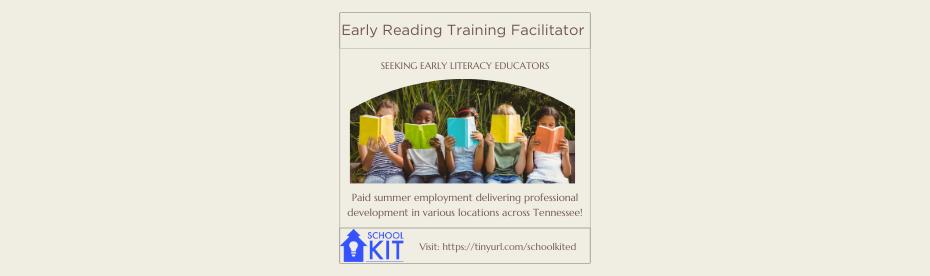 SchoolKit Early Reading Teaching Facilitator job advertisement photo